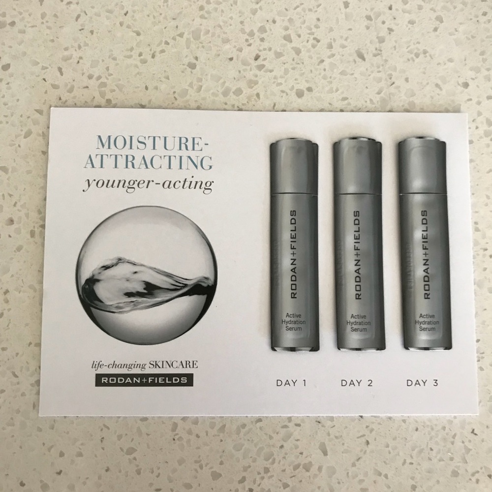 Rodan and Fields Active hydration sample